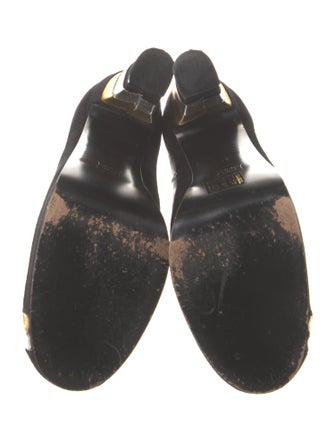 BiBA Suede Colorblock Pattern Pumps