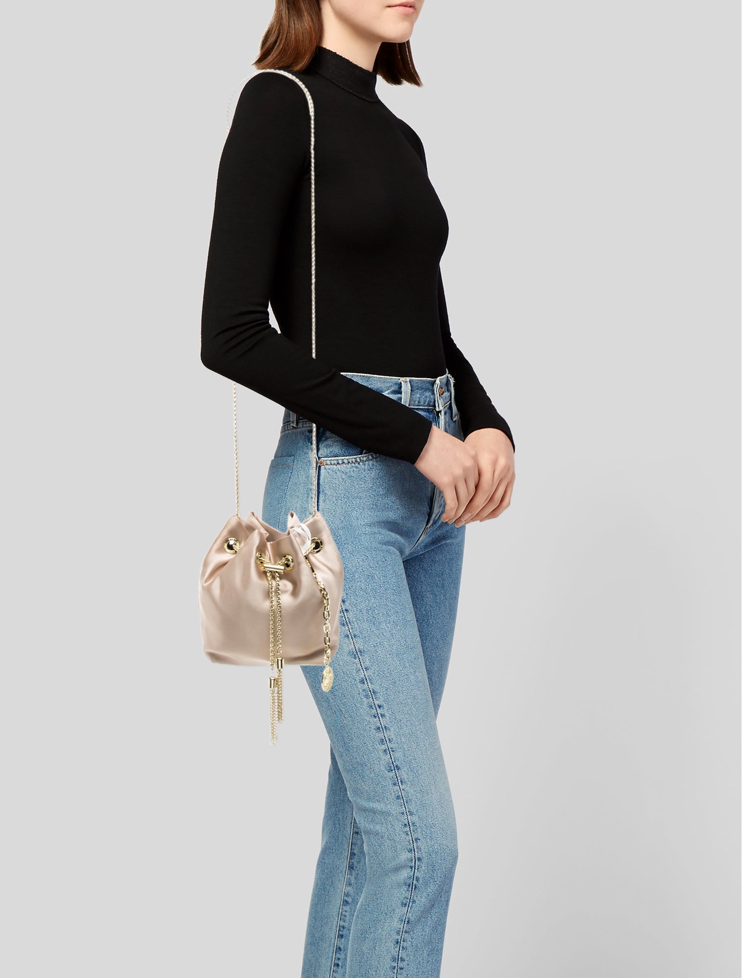 BiBA Satin Bucket Bag