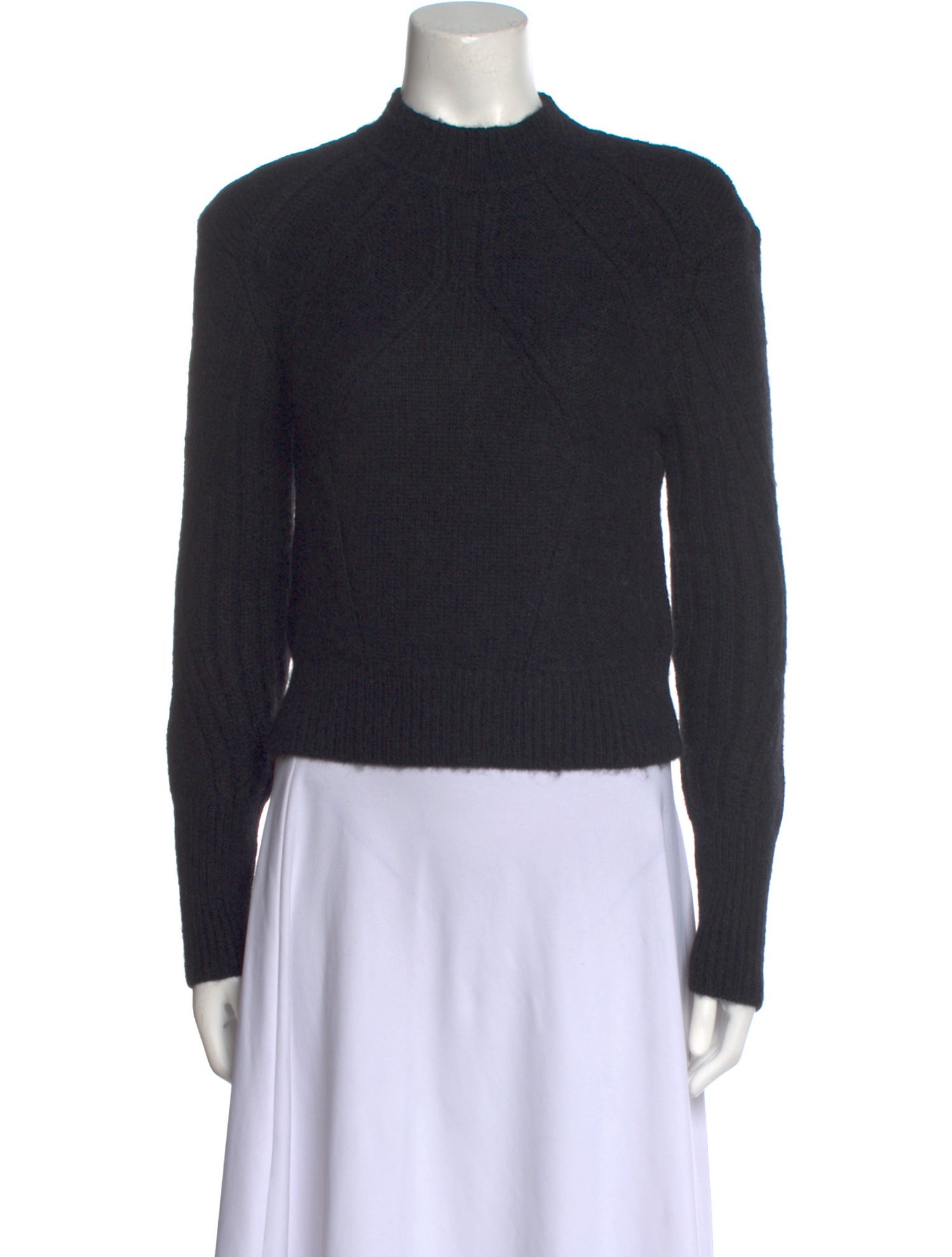 BITE Crochet Mock Neck Sweater