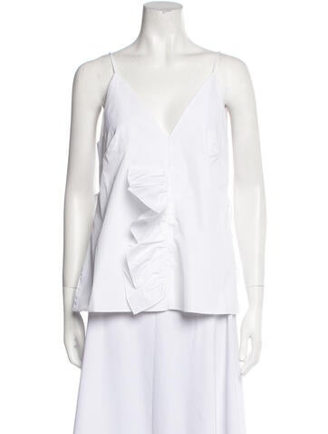 Bite Tops Plunge Neckline Sleeveless Top XL