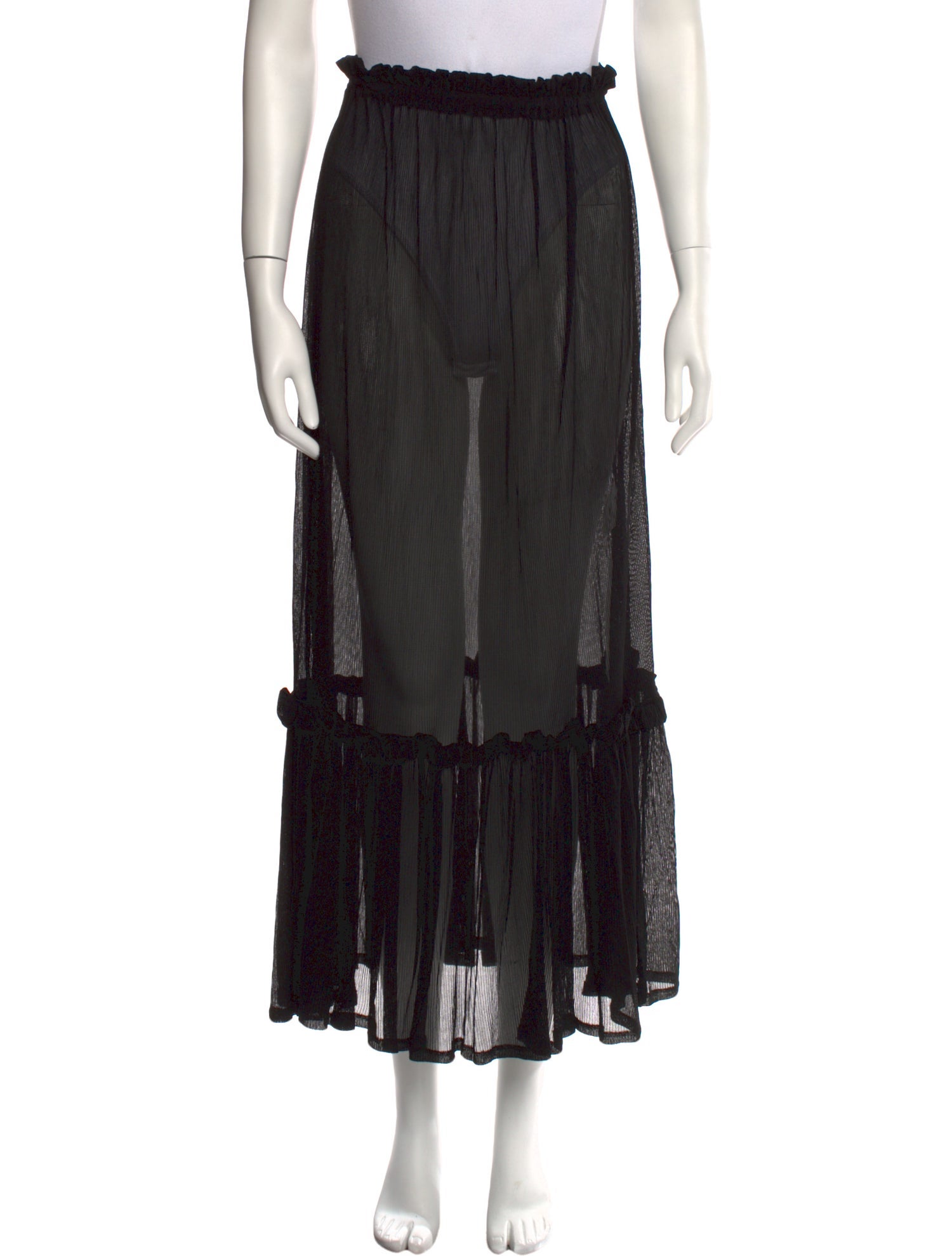 BITE Ruffle Embellishment Midi Length Skirt