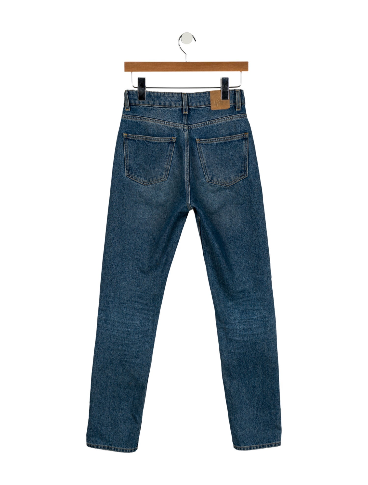 BITE Mid-Rise Straight Leg Jeans