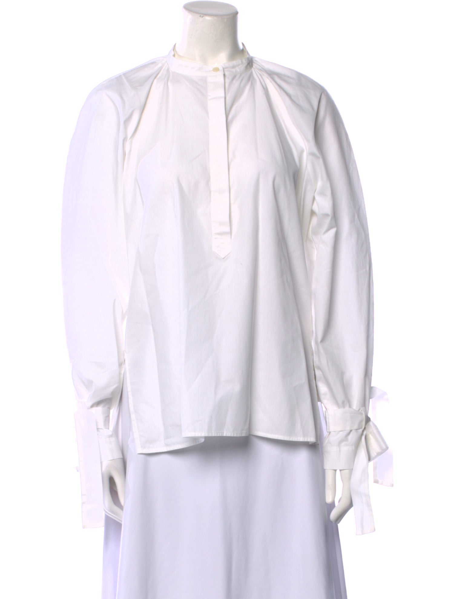 BITE Mock Neck Long Sleeve Polo