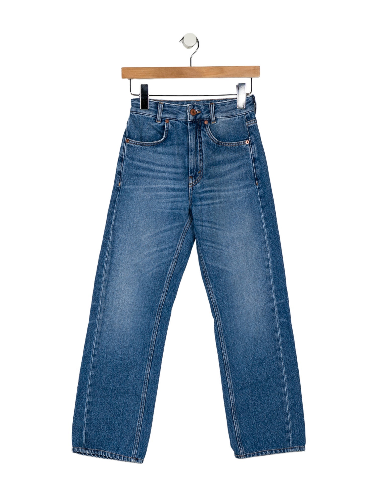 BITE Mid-Rise Straight Leg Jeans