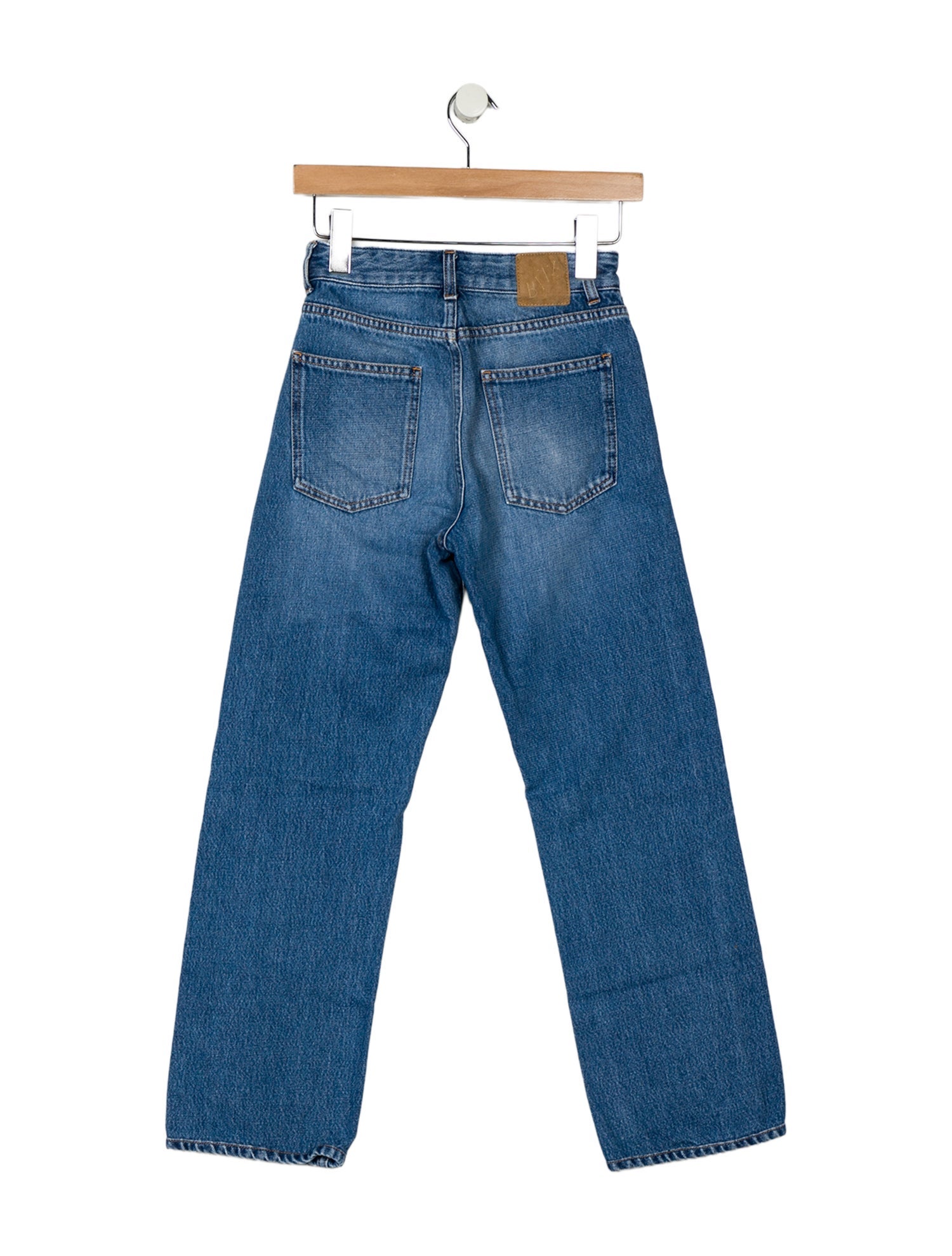 BITE Mid-Rise Straight Leg Jeans
