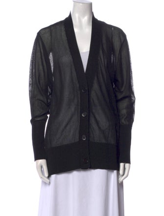 BITE V-Neck Long Sleeve Button-Up Top