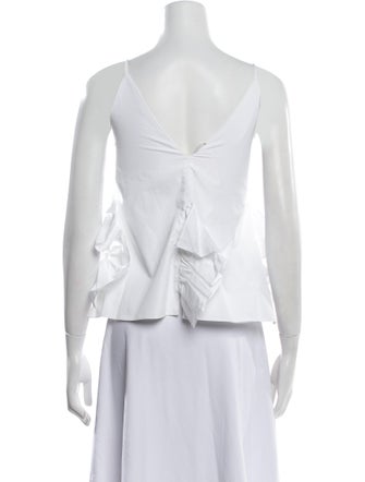 BITE V-Neck Sleeveless Crop Top