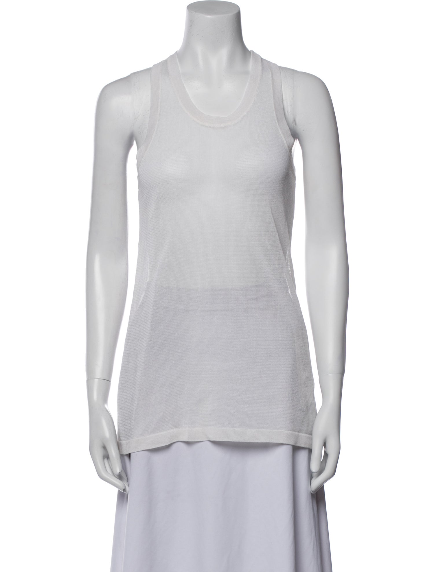 BITE Silk Scoop Neck Top