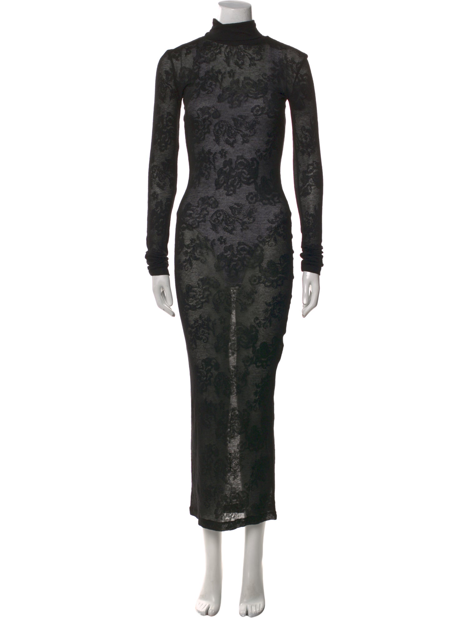 BITE Lace Pattern Long Dress