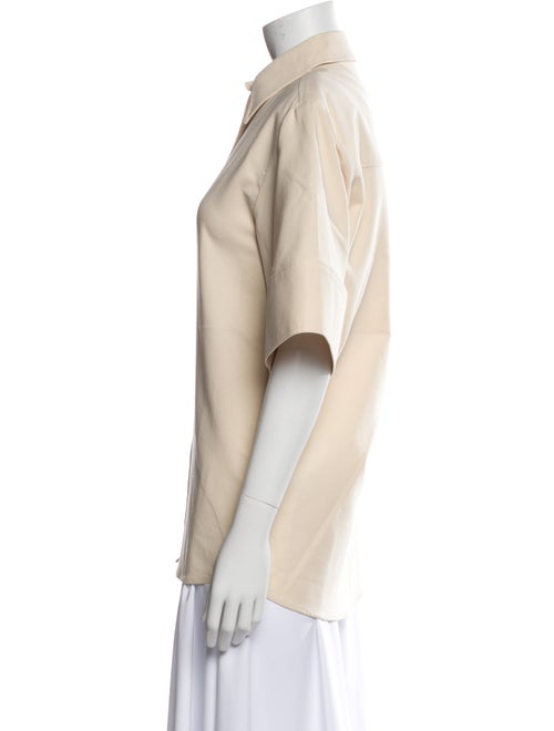 BITE Short Sleeve Button-Up Top