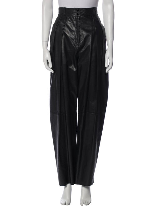 Begedor Italia Leather Straight Leg Pants