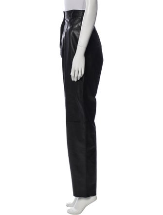Begedor Italia Leather Straight Leg Pants