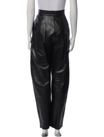 Begedor Italia Leather Straight Leg Pants