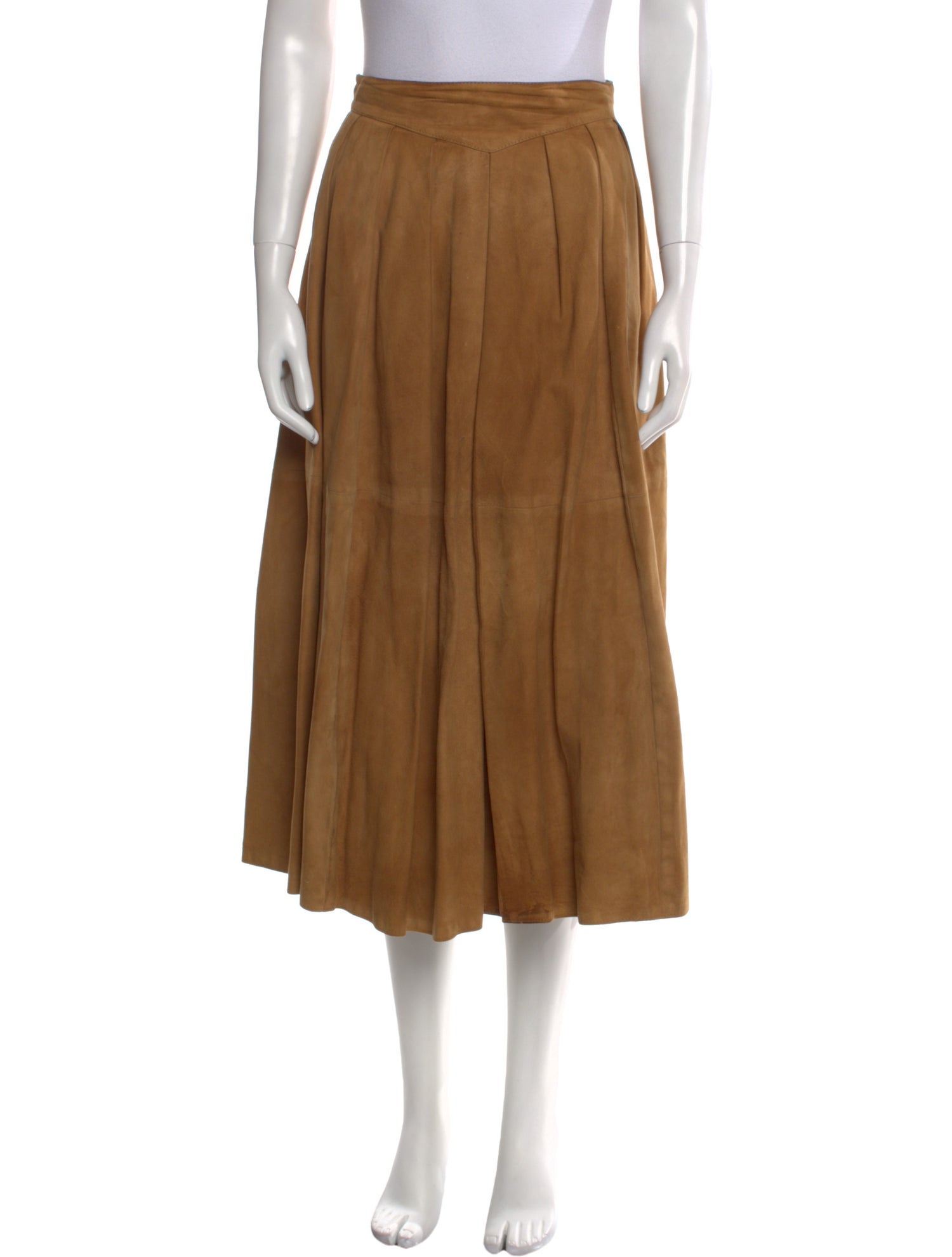 Begedor Italia Leather Midi Length Skirt