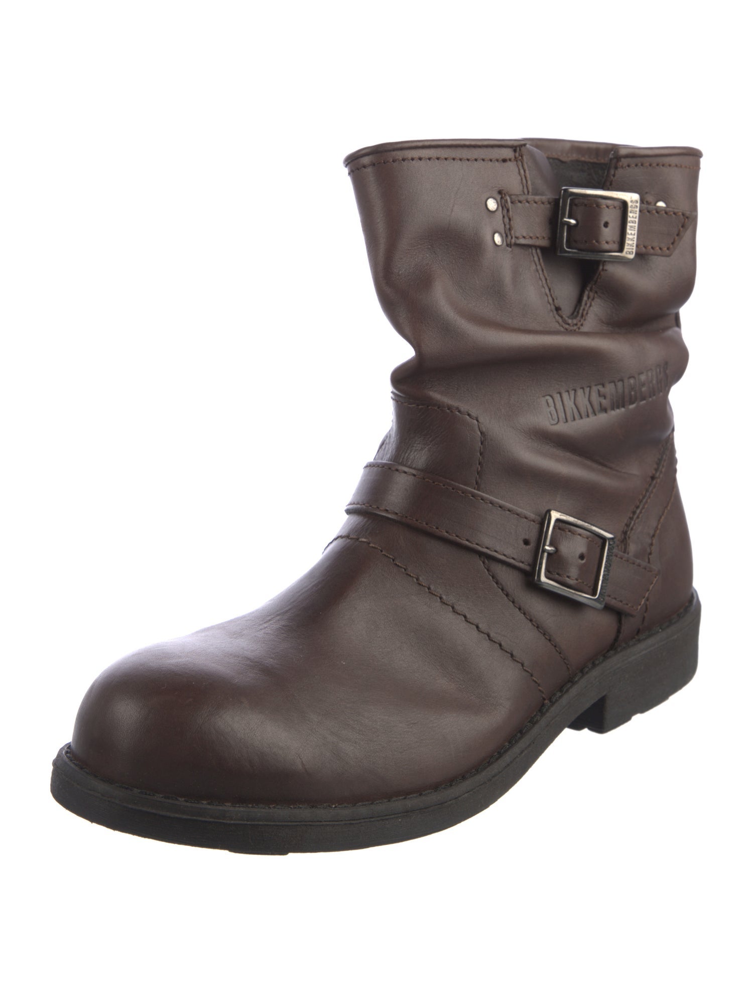 Bikkembergs Leather Moto Boots