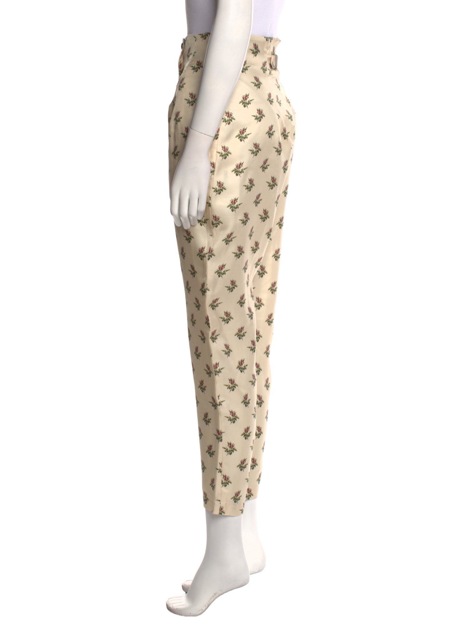 Black Iris Silk Skinny Leg Pants w/ Tags