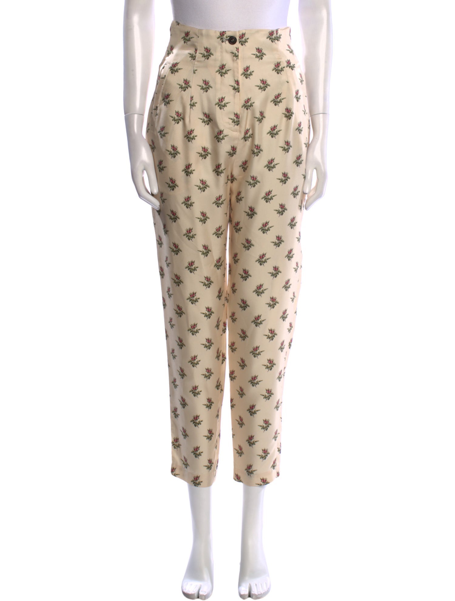 Black Iris Silk Skinny Leg Pants