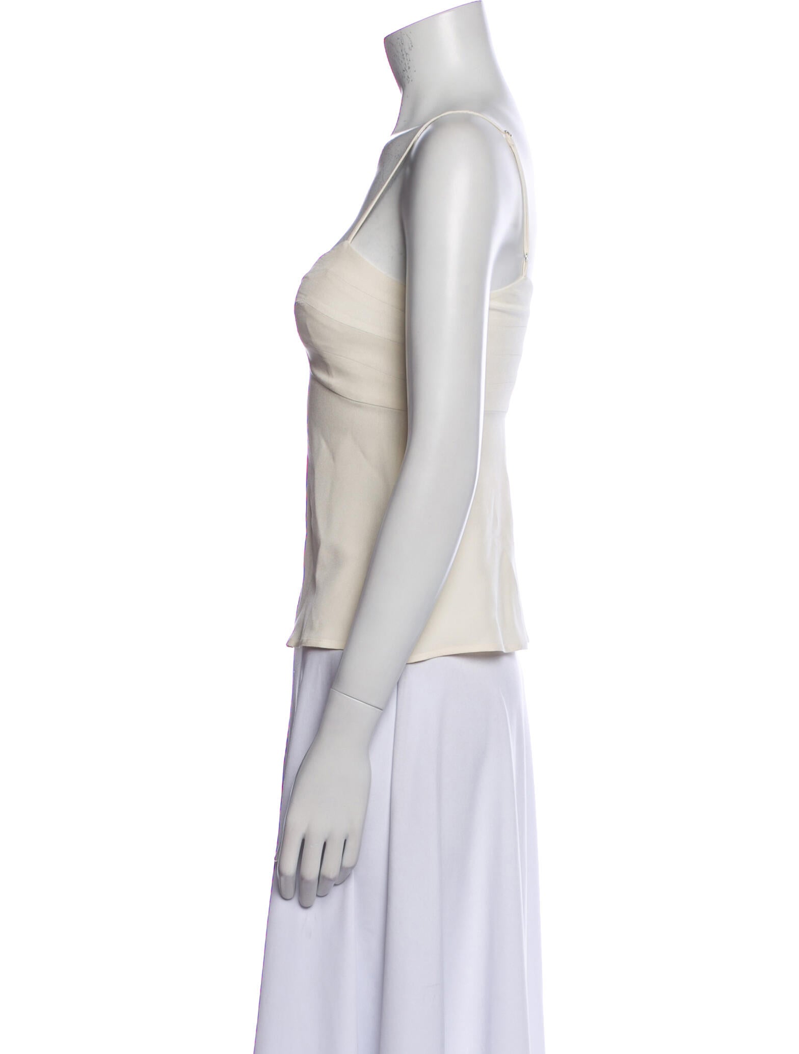 Black Iris Silk V-Neck Top