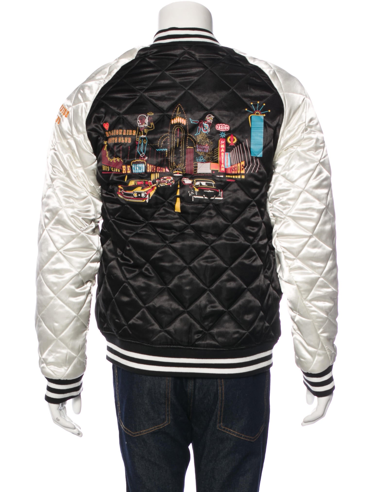 Billionaire Boys Club Satin Quilted Baseball Jacket Clothing