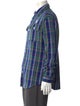 Billionaire Boys Club Plaid Print Long Sleeve Denim Shirt