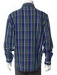 Billionaire Boys Club Plaid Print Long Sleeve Denim Shirt