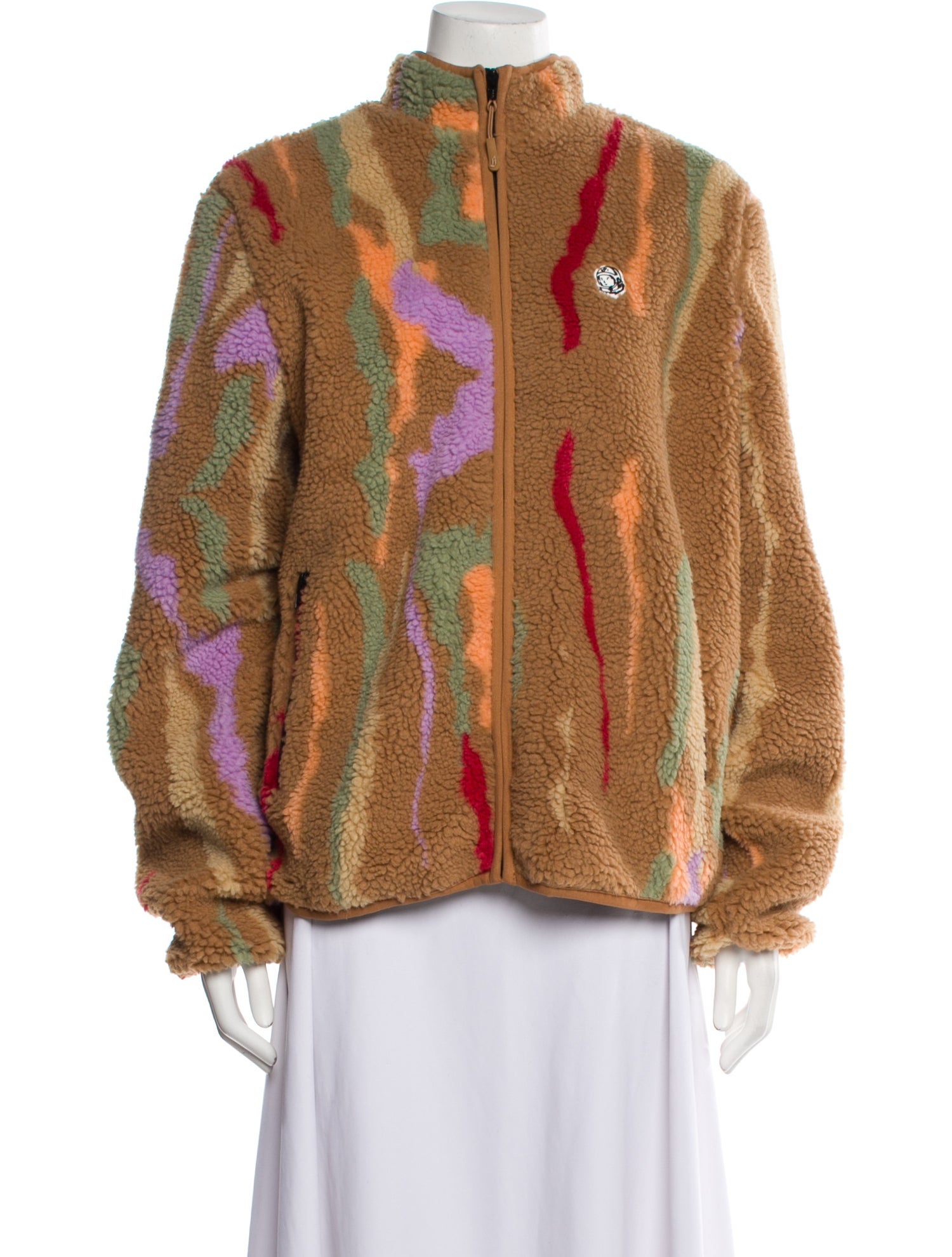 Billionaire Boys Club Printed Faux Fur Jacket w/ Tags