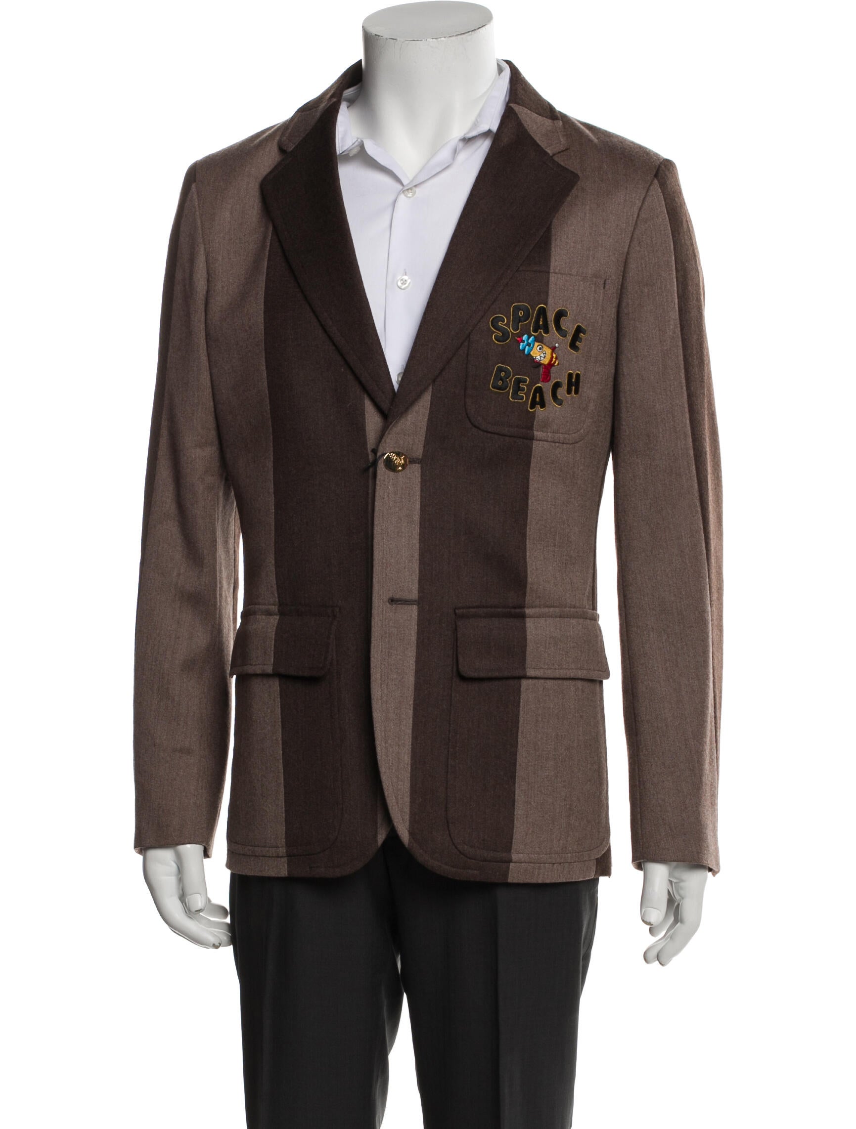 Billionaire Boys Club Wool Colorblock Pattern Blazer w/ Tags