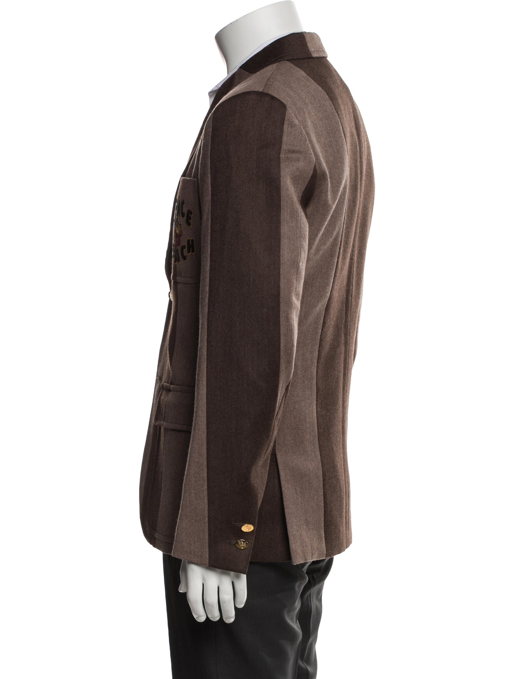 Billionaire Boys Club Wool Colorblock Pattern Blazer w/ Tags