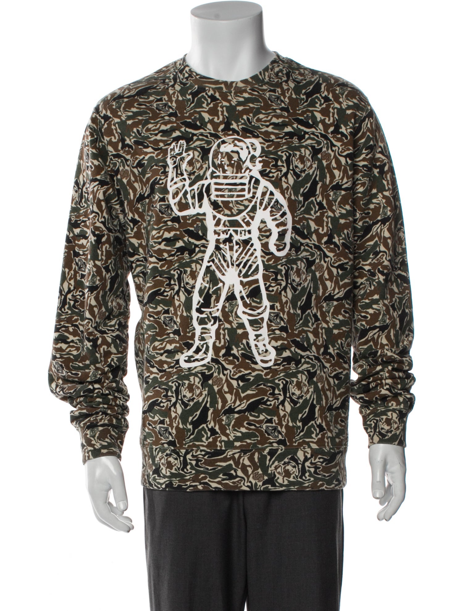 Billionaire Boys Club Printed Crew Neck Sweatshirt