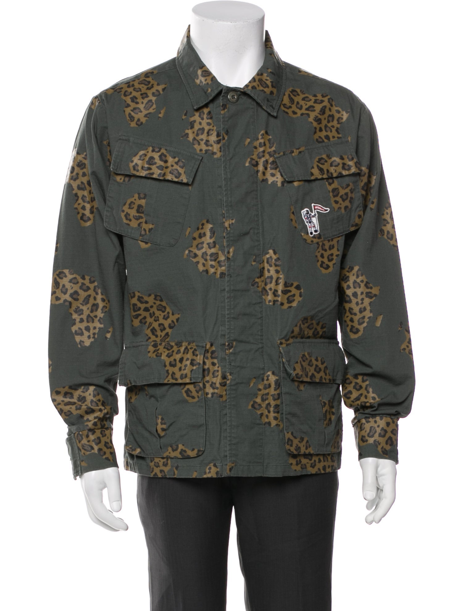Billionaire Boys Club Animal Print Trucker Jacket