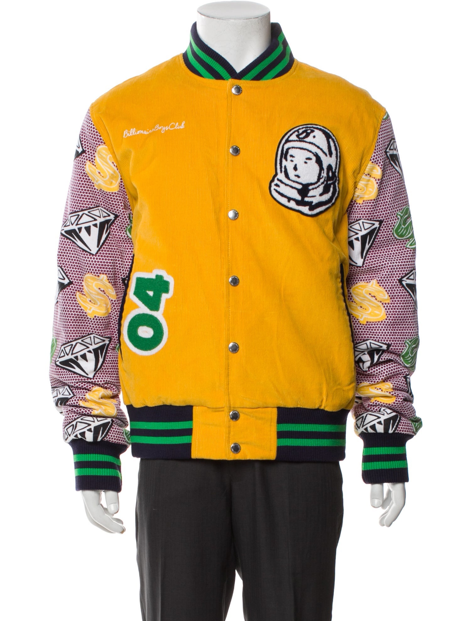 Billionaire Boys Club Printed Varsity Jacket