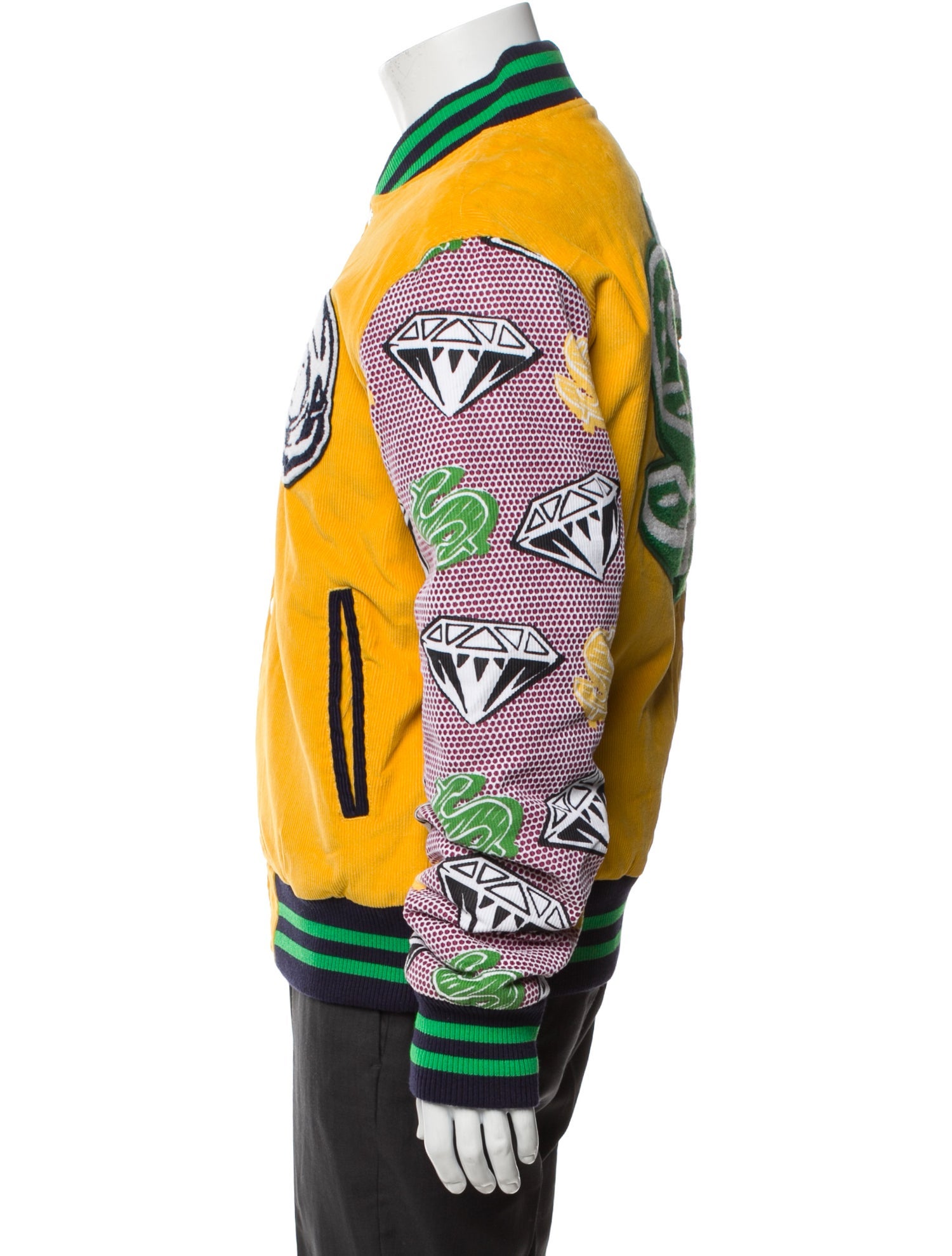 Billionaire Boys Club Printed Varsity Jacket