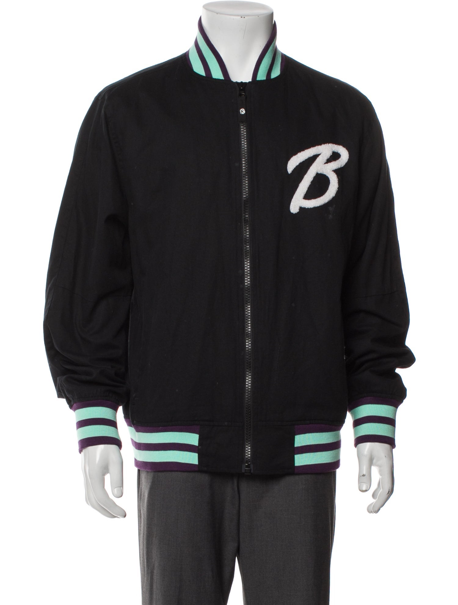 Billionaire Boys Club Striped Varsity Jacket