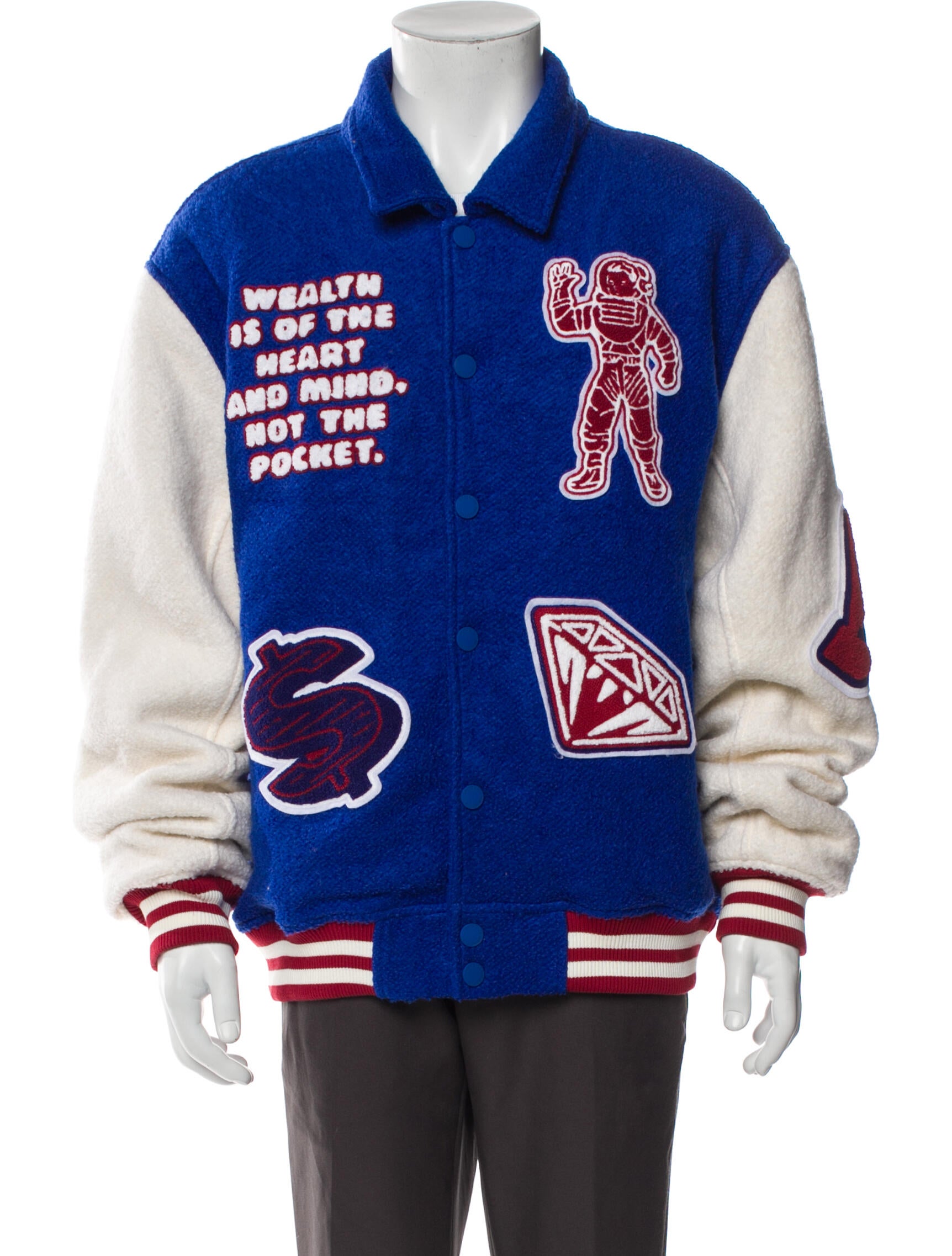 Billionaire Boys Club Printed Varsity Jacket w/ Tags
