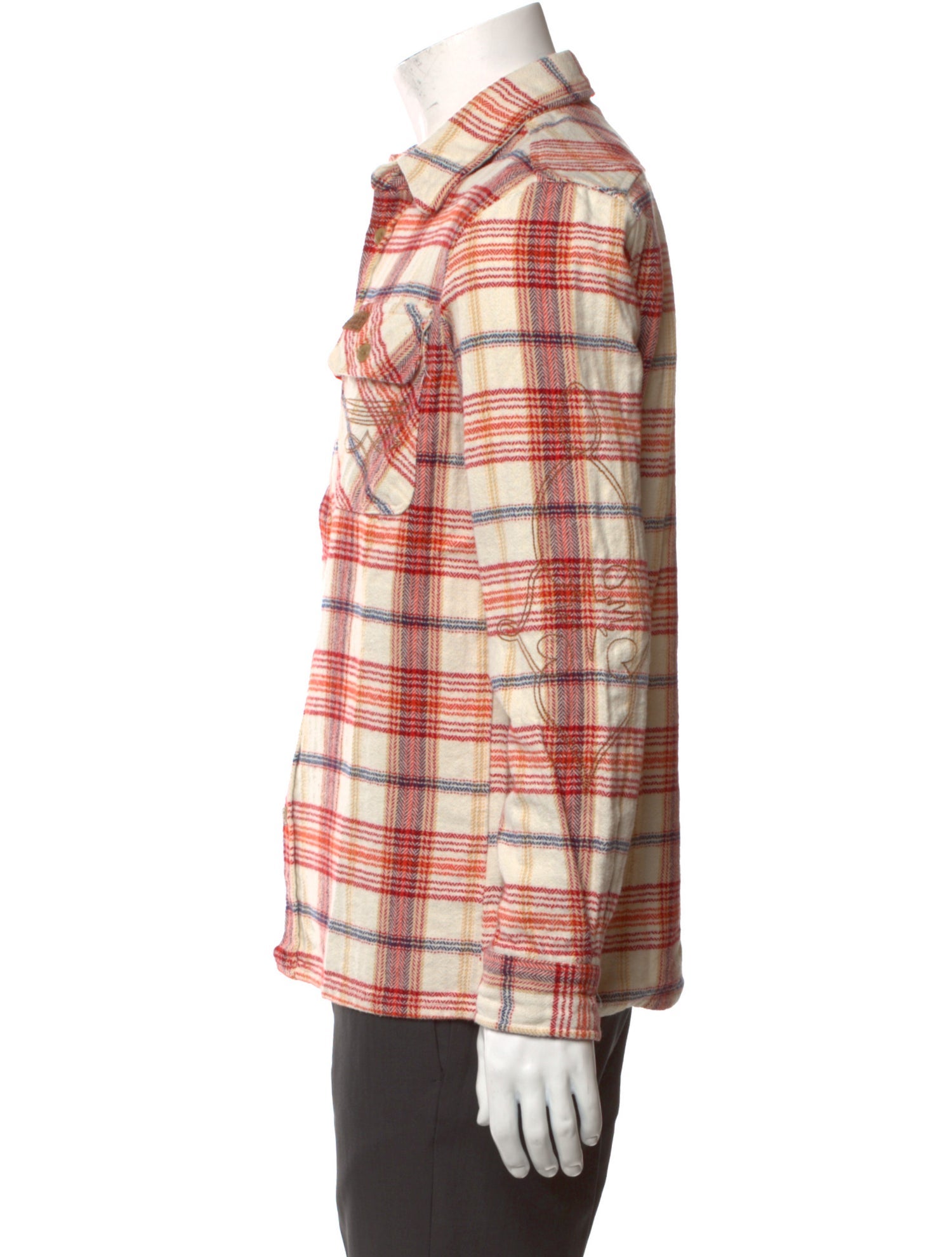 Billionaire Boys Club Plaid Print Long Sleeve Western Shirt w/ Tags