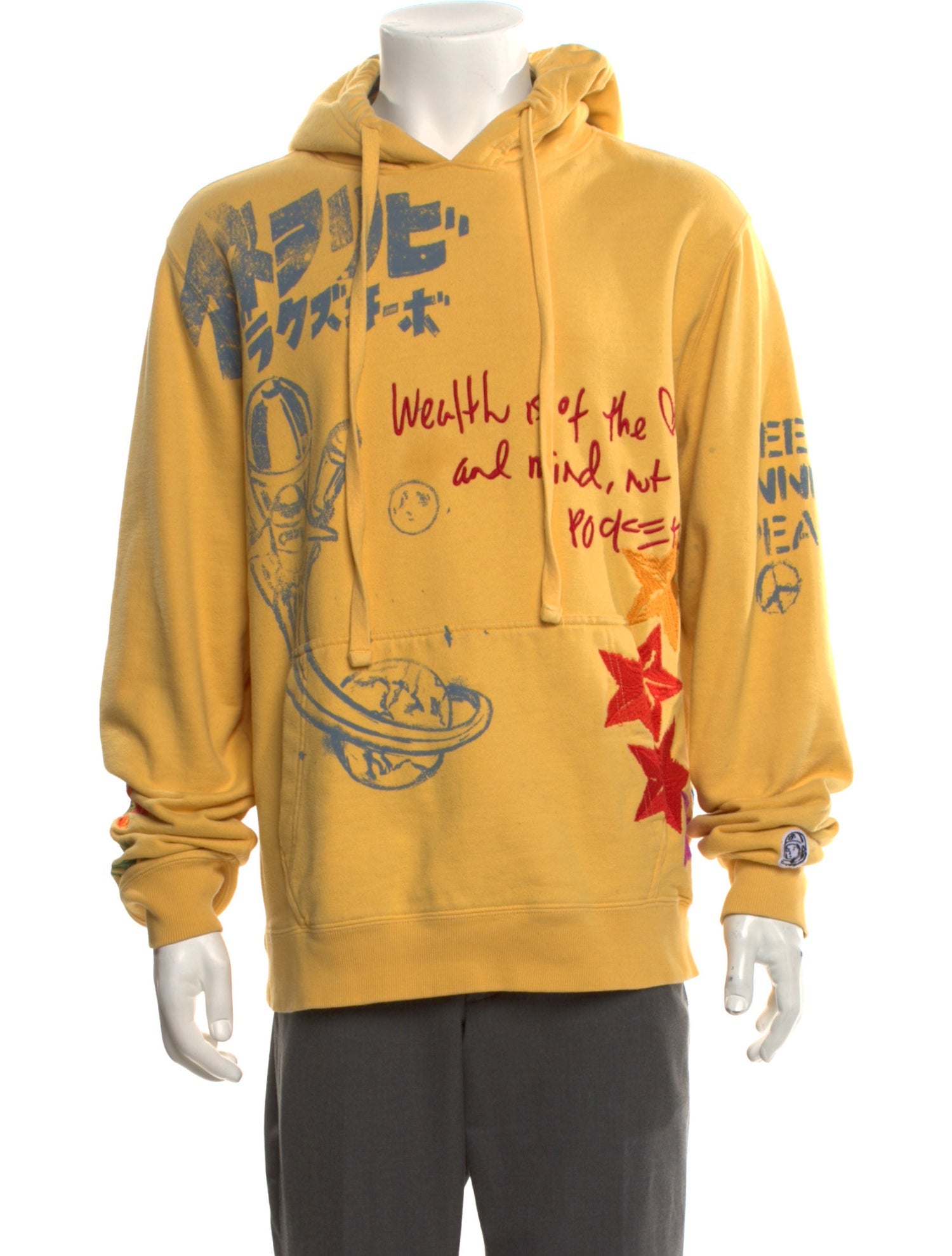 Billionaire Boys Club Graphic Print Crew Neck Hoodie