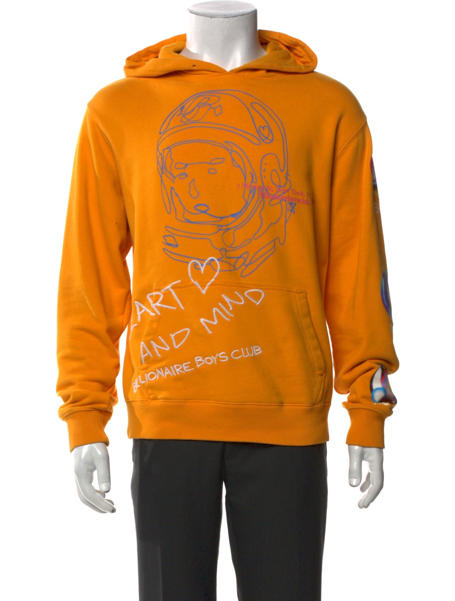 Billionaire Boys Club Graphic Print Crew Neck Hoodie