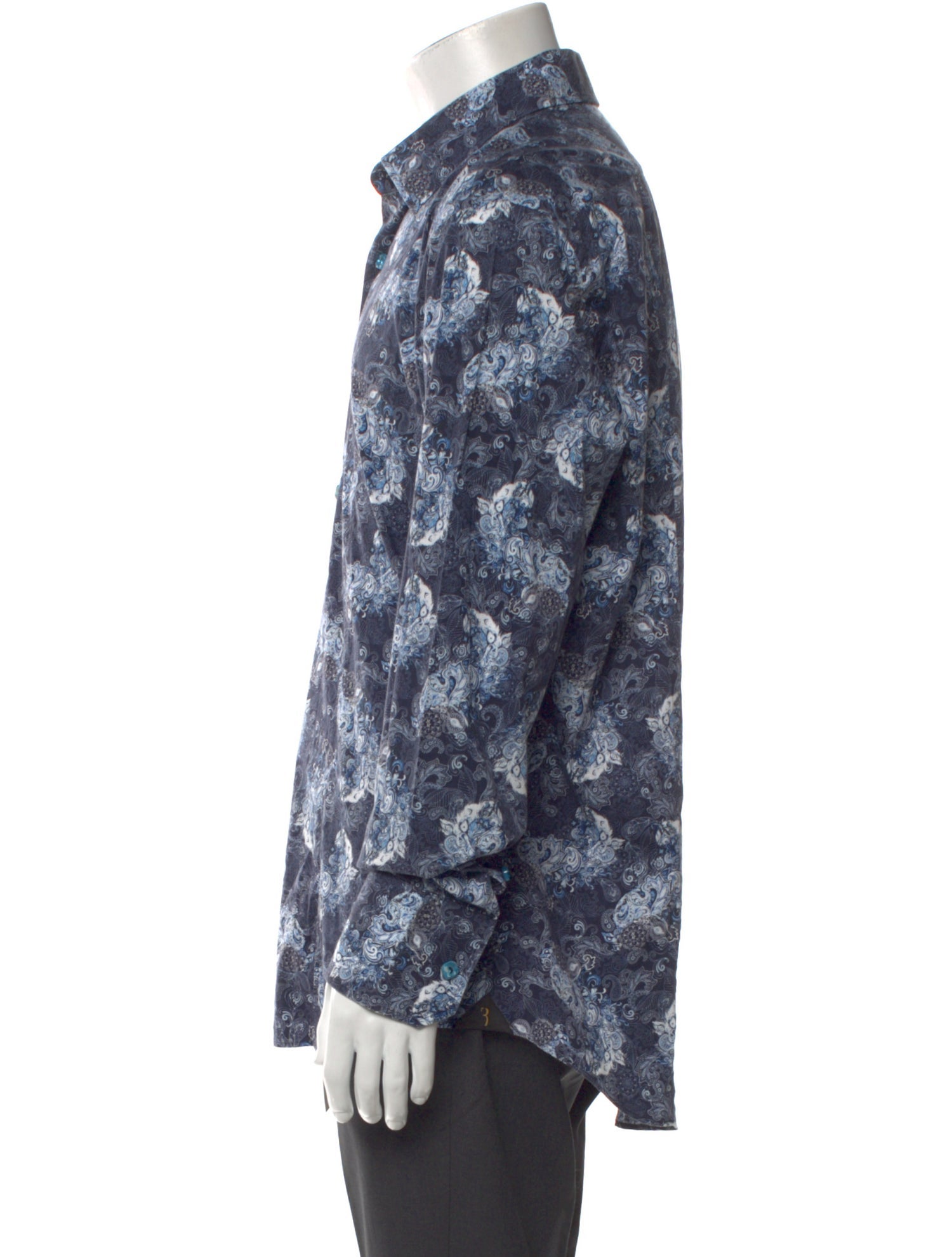 Billionaire Boys Club Paisley Print Long Sleeve Shirt