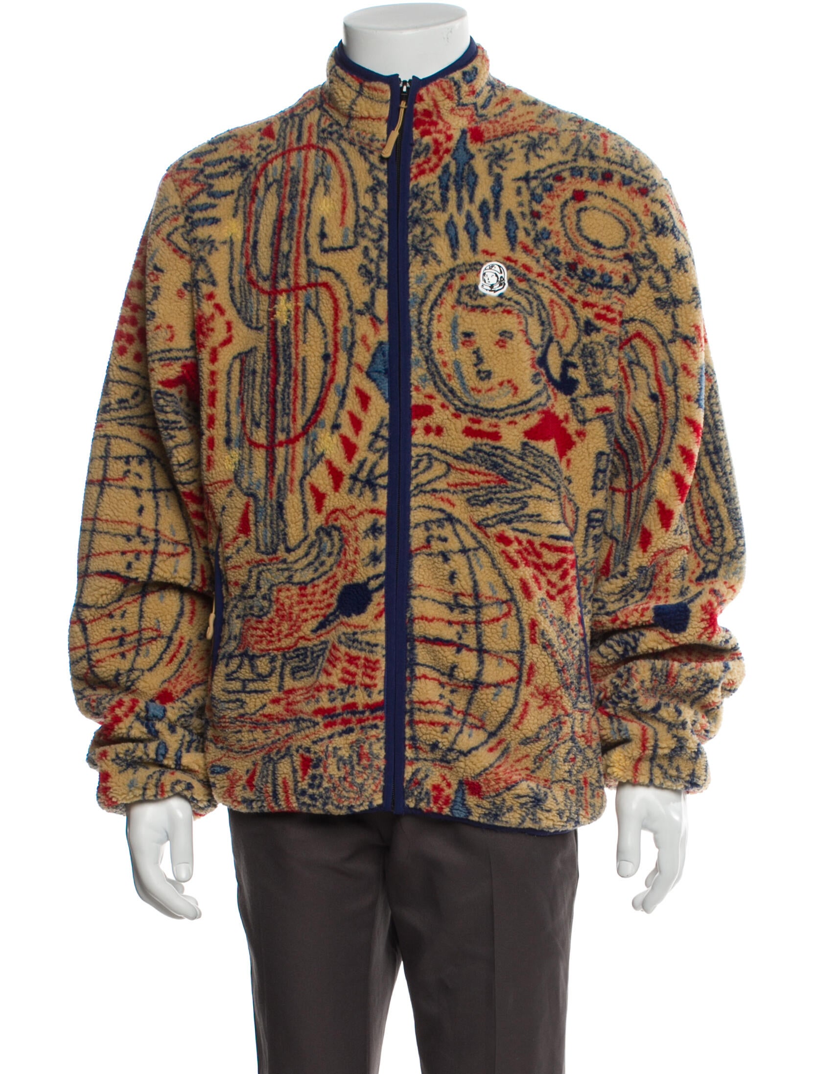 Billionaire Boys Club Plaid Print Windbreaker