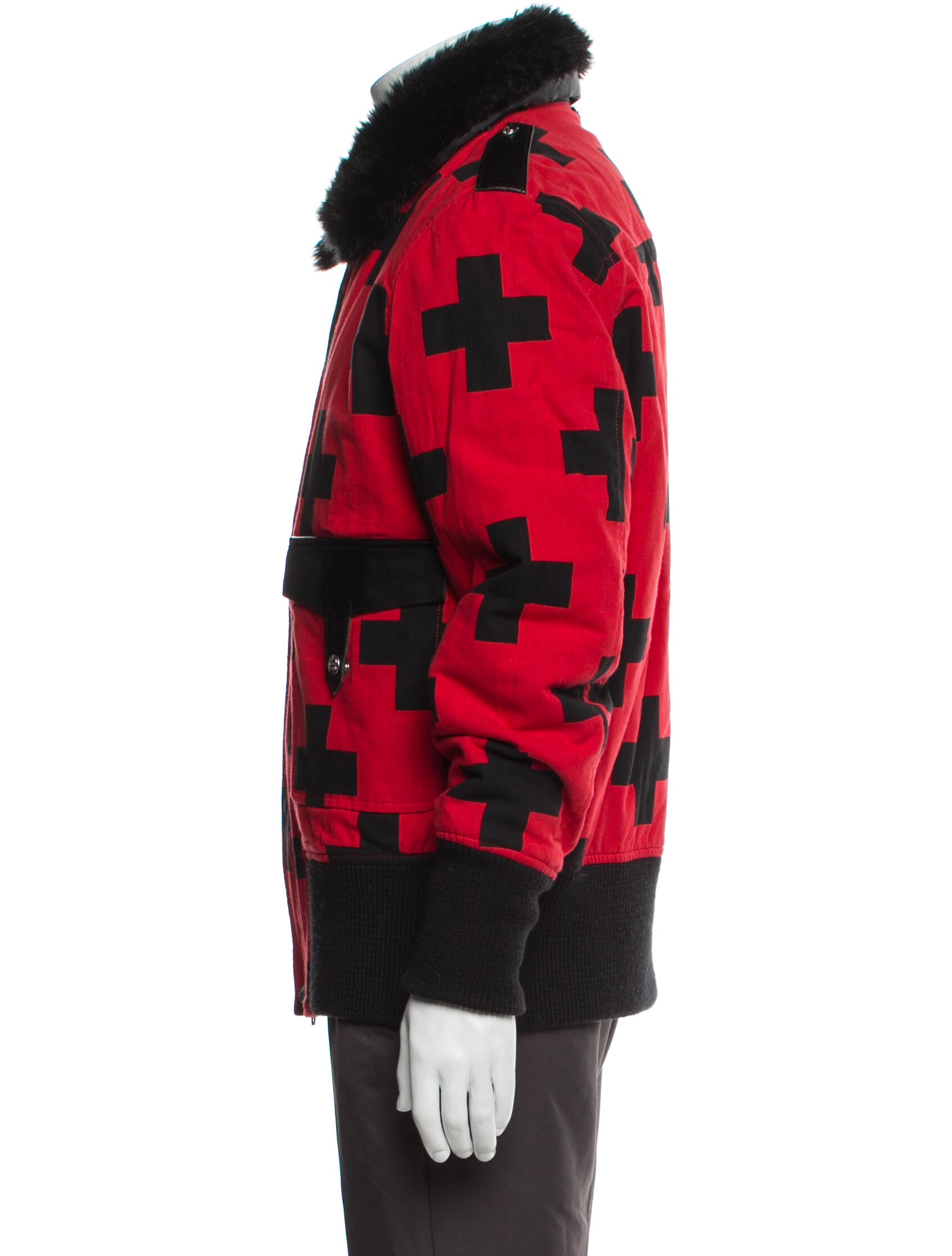 Billionaire Boys Club Plaid Print Parka