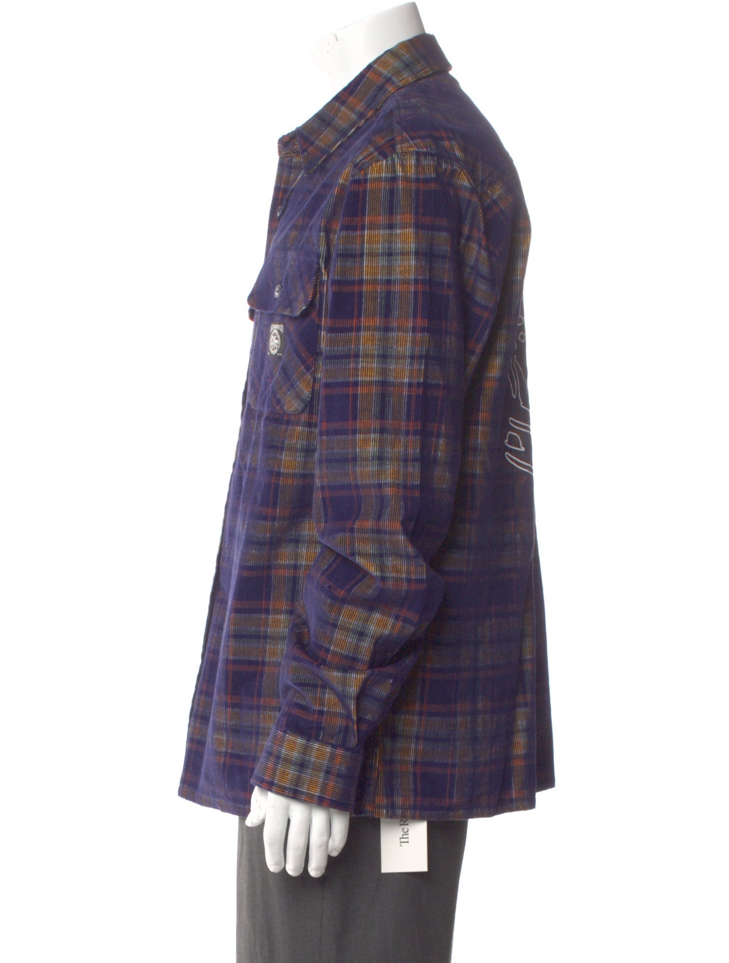 Billionaire Boys Club Plaid Print Long Sleeve Western Shirt