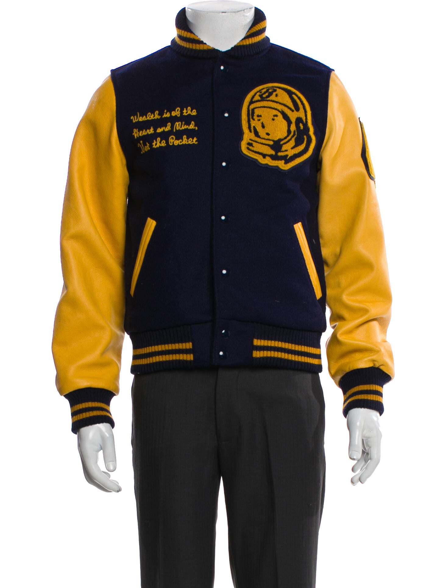 Billionaire Boys Club Wool Striped Varsity Jacket