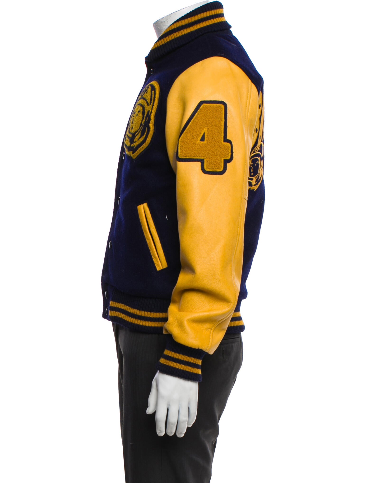 Billionaire Boys Club Wool Striped Varsity Jacket