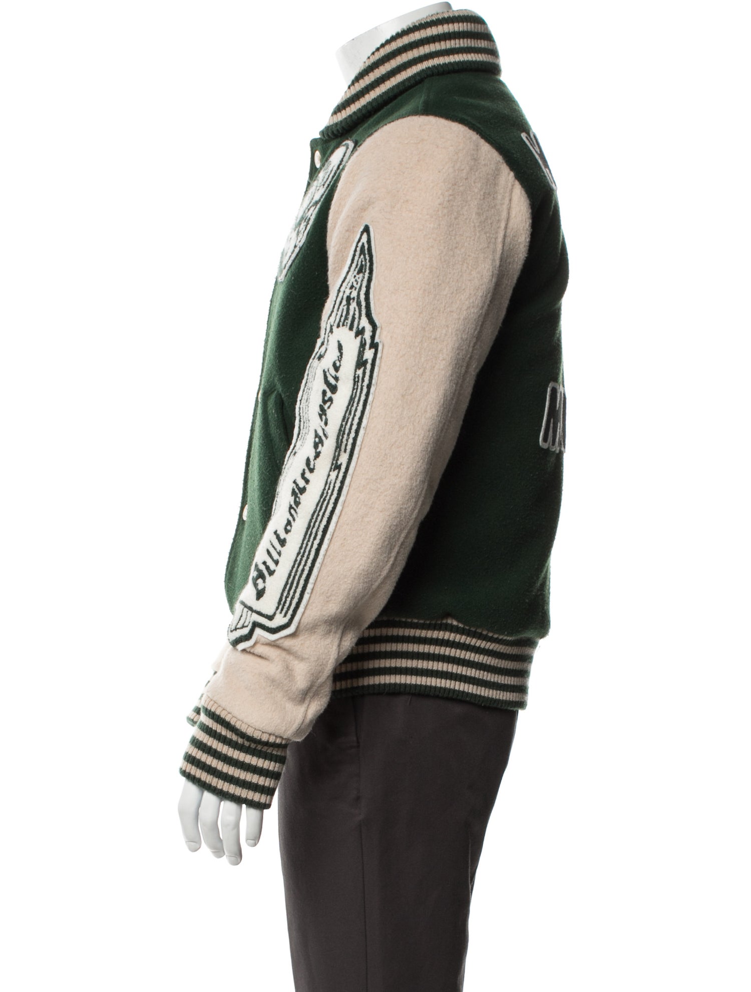 Billionaire Boys Club Graphic Print Varsity Jacket
