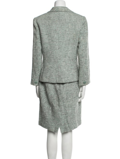 BIGIO Collection Tweed Pattern Skirt Suit