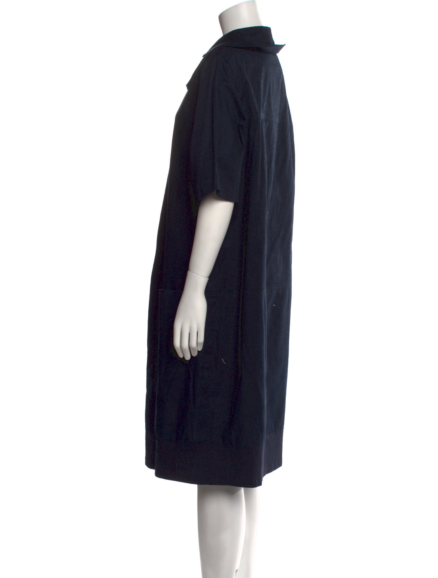 BIGIO Collection V-Neck Midi Length Dress