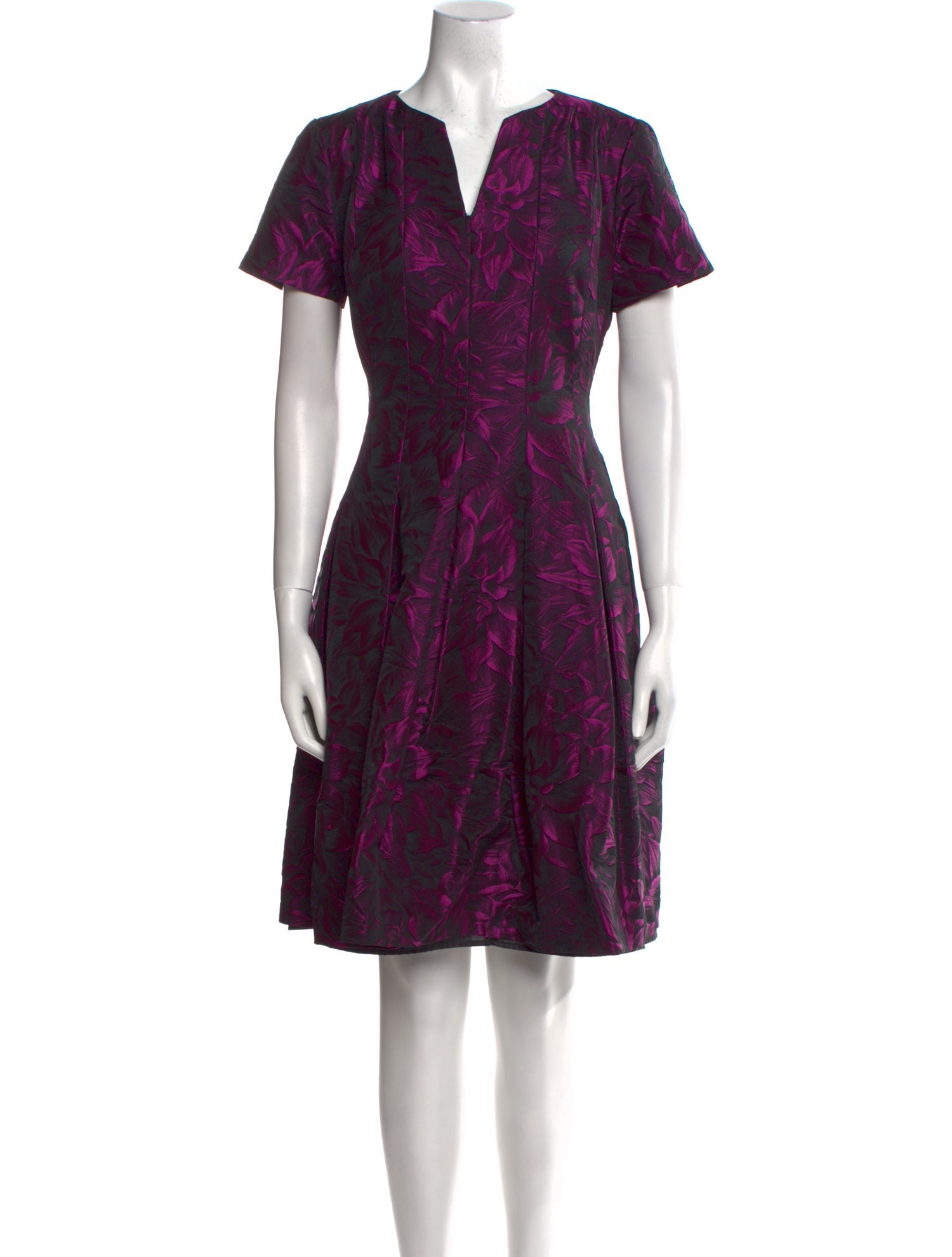 BIGIO Collection Floral Print Knee-Length Dress w/ Tags