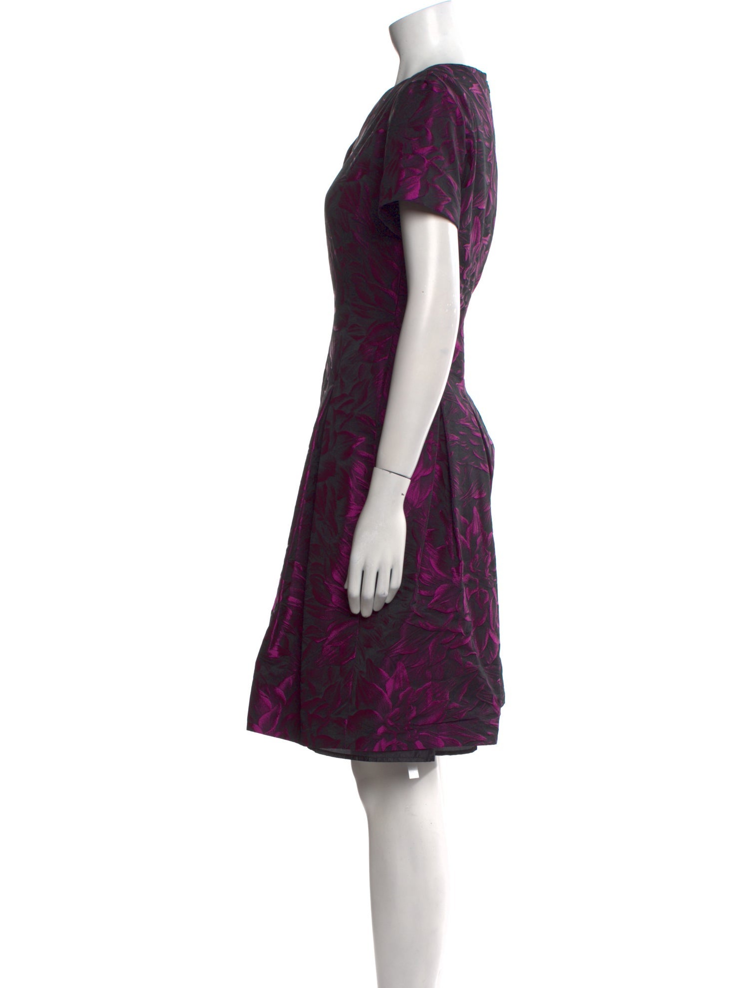 BIGIO Collection Floral Print Knee-Length Dress w/ Tags