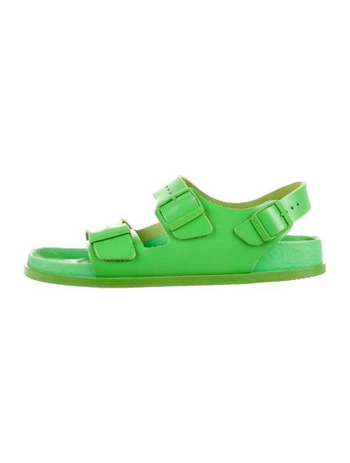 Birkenstock Leather Sandals Green