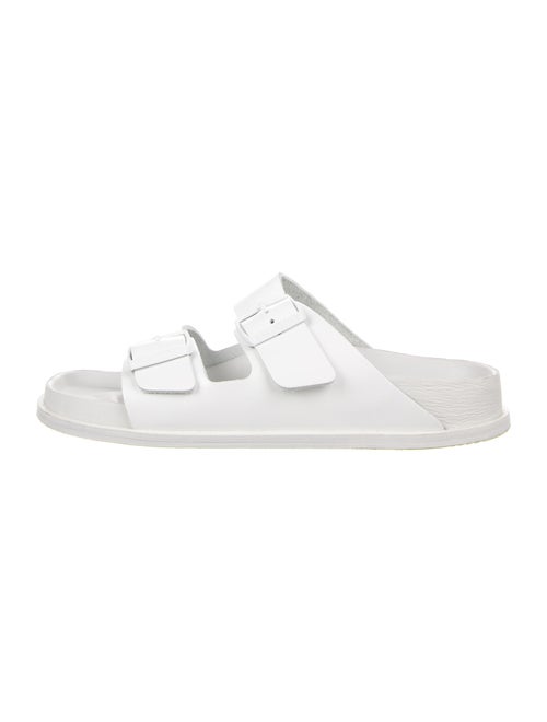 Birkenstock Leather Slides White